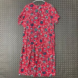 VTG Country Sophisticates Pendleton Red Full Set Floral Sz14 Blouse‎ Sz19 Skirt